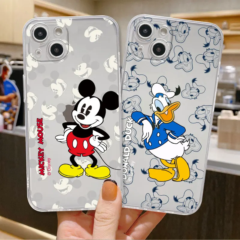 Защитный чехол Дональд Дак для iPhone 7 13 Pro Max XR 11 14 12 8 Plus X XS SE 5 SE2 6S Mini 6 |