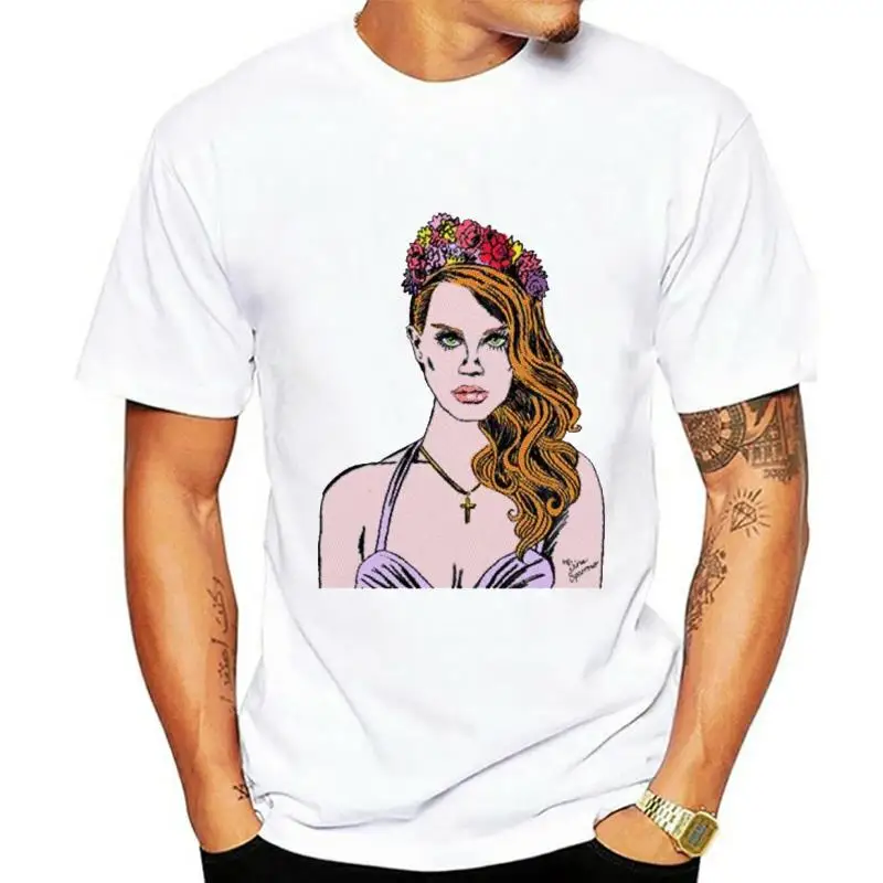 

Camiseta blanca de Lana Del Rey Love you more that bitches before