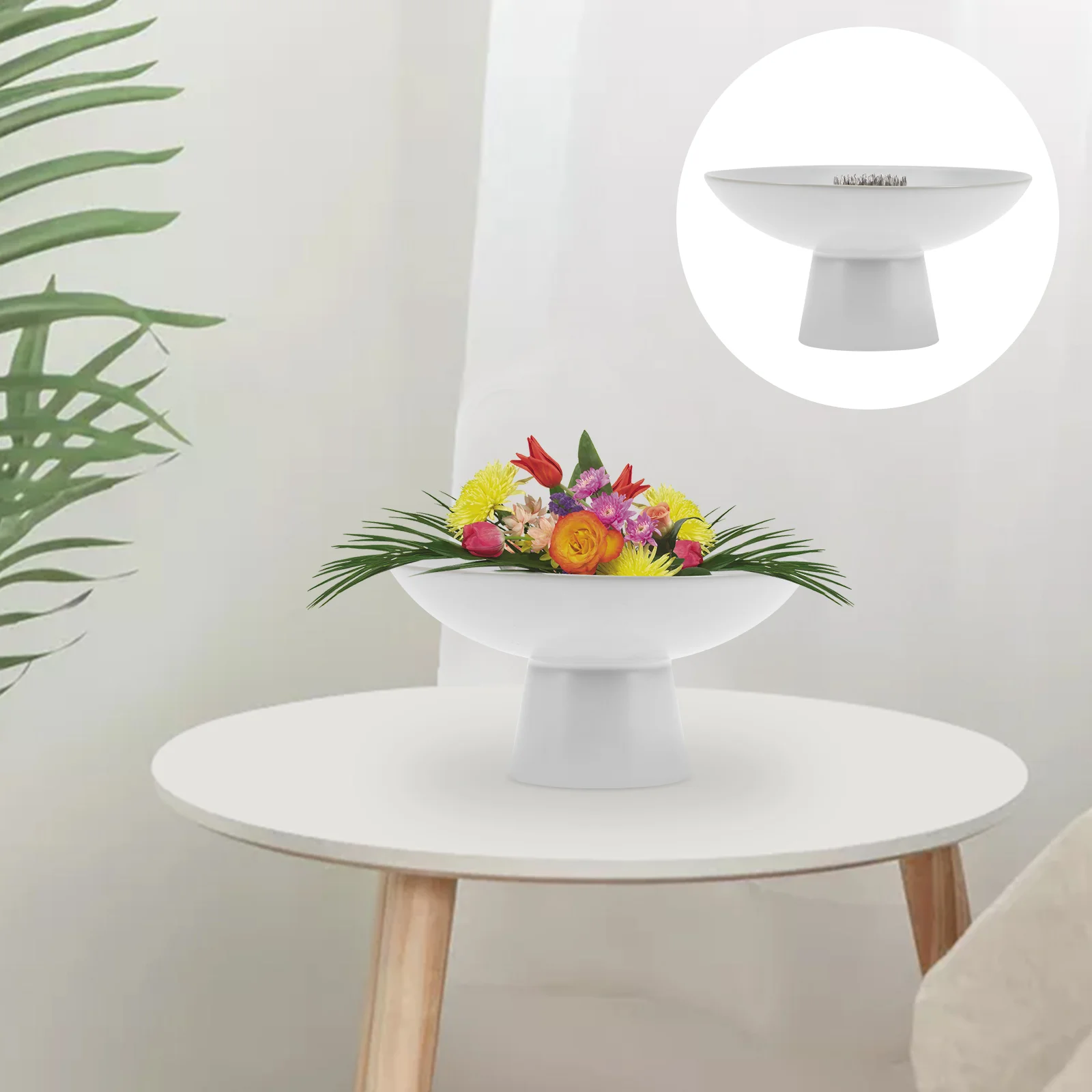 

1 Set of Creative Ceramic Flower Vessel Desktop Office Home Decoration
