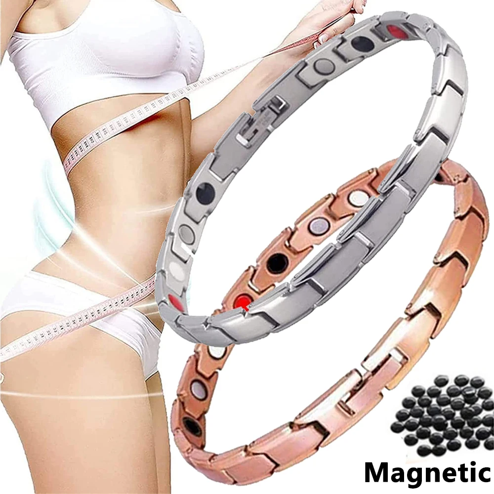 

Magnetic Bracelet Lymph Drainage Therapeutic Detox Slimming Bracelet Women Men Retro Creative Bracelet Health Care for Women Men