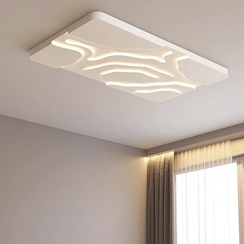 

Светодиодный потолочный светильник для гостиной, прямоугольная лампа для спальни, комнатное освещение, осветительные приборы