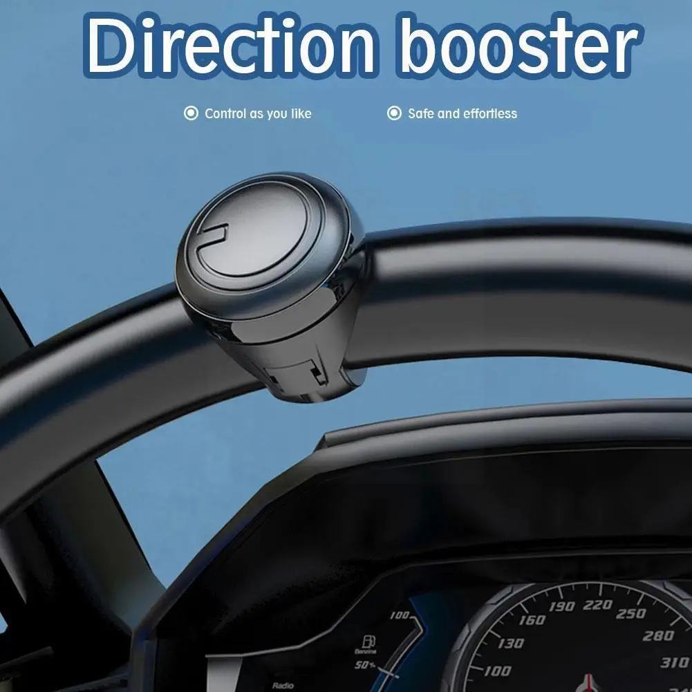 

Booster For Automobile Steering Wheel 360 Degree Rotating Saves Effort Metal Bearing Power Handle Spherical Univ I5N2