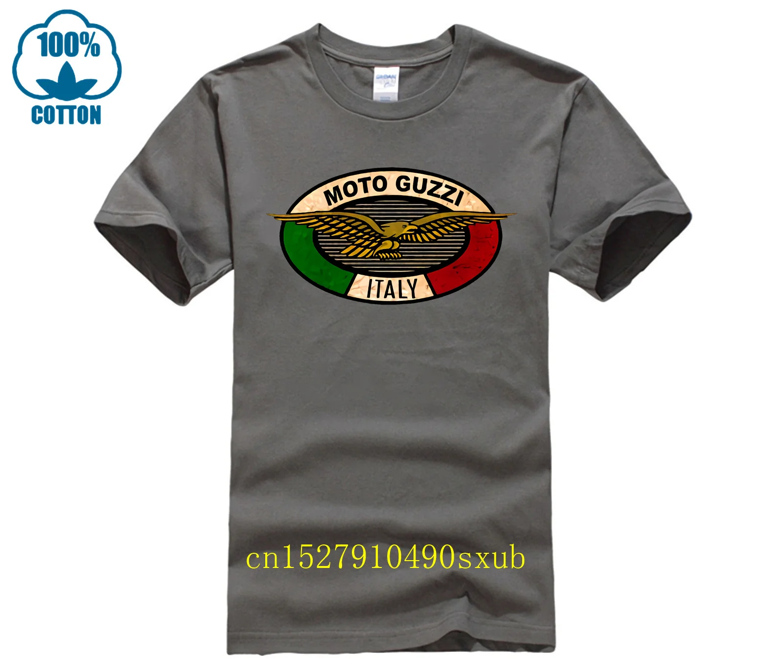 Мужская хлопковая футболка Moto Guzzi