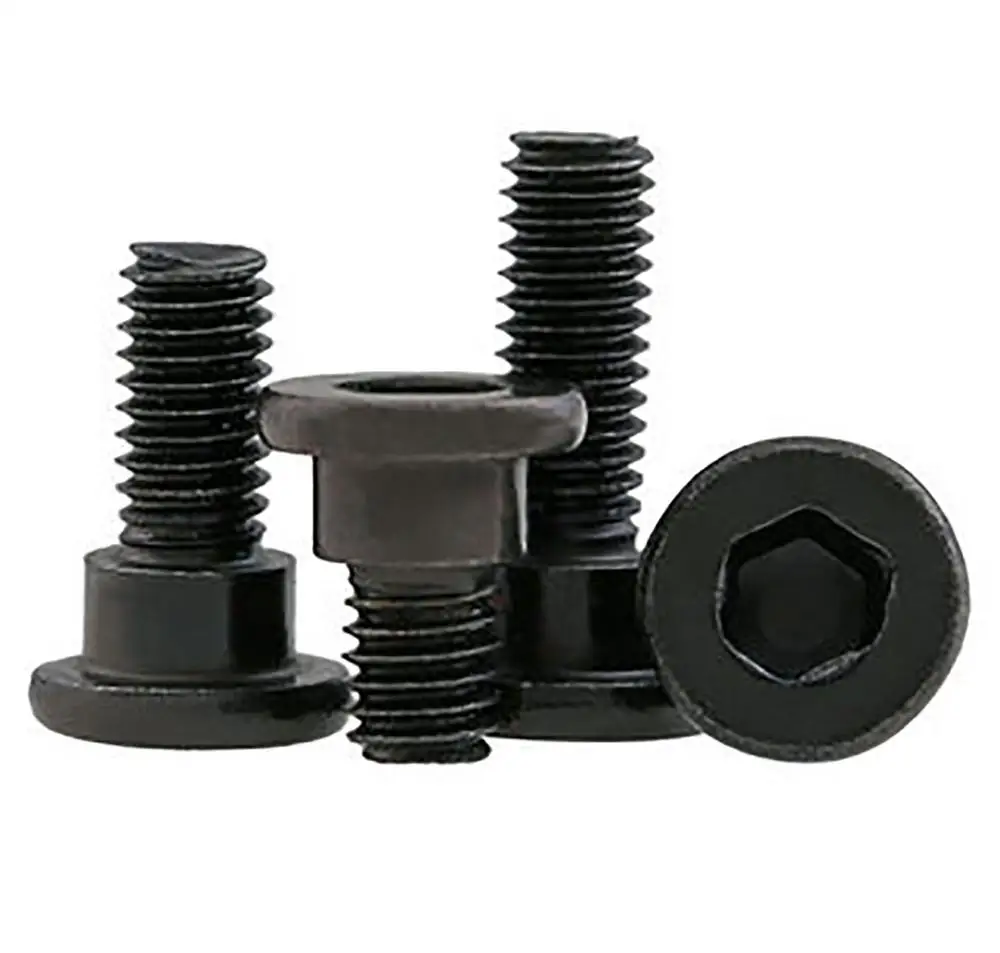 

M2.5 M3 Hex Socket Shoulder Screw Hexagon Small Plug Model Positioning Bolt Step Plate Set Screw Standard Parts Grade 12.9 Black
