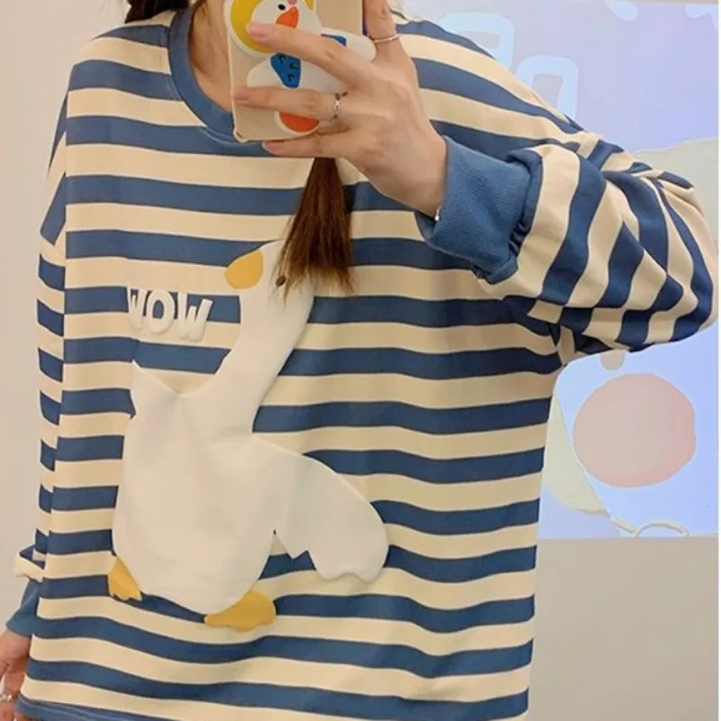 Новейшая одежда для сна в стиле оверсайз свободная Повседневная Ночная рубашка с