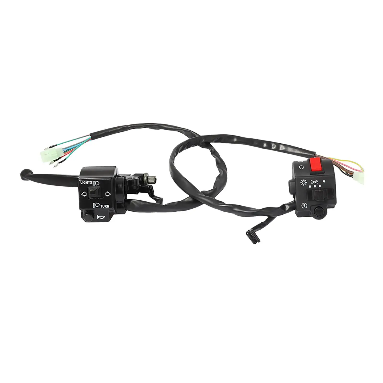 

2x 37200-05340 7/8 "прочный руль переключатель в сборе 2FM-48-32126 подходит для Suzuki GS125 Gn125 GS Gn 125 заменяет черный