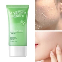 green tea peeling cream removal blackhead deep cleansing pore exfoliating dead skin gel brighten moisturize smooth face body 60g