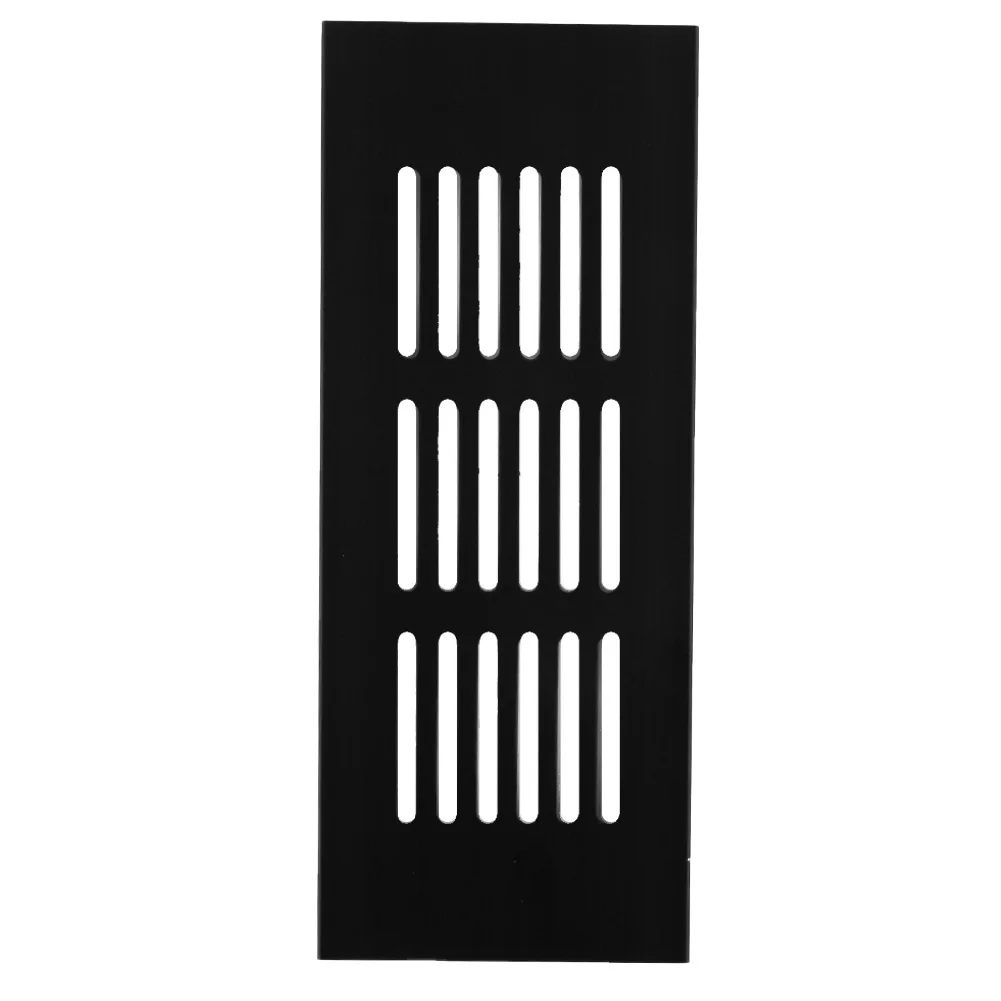 

Высококачественная решетка для вентиляции, решетка для вентиляции, решетка для вентиляции из алюминиевого сплава, черная прямоугольная чистая решетка для шкафа