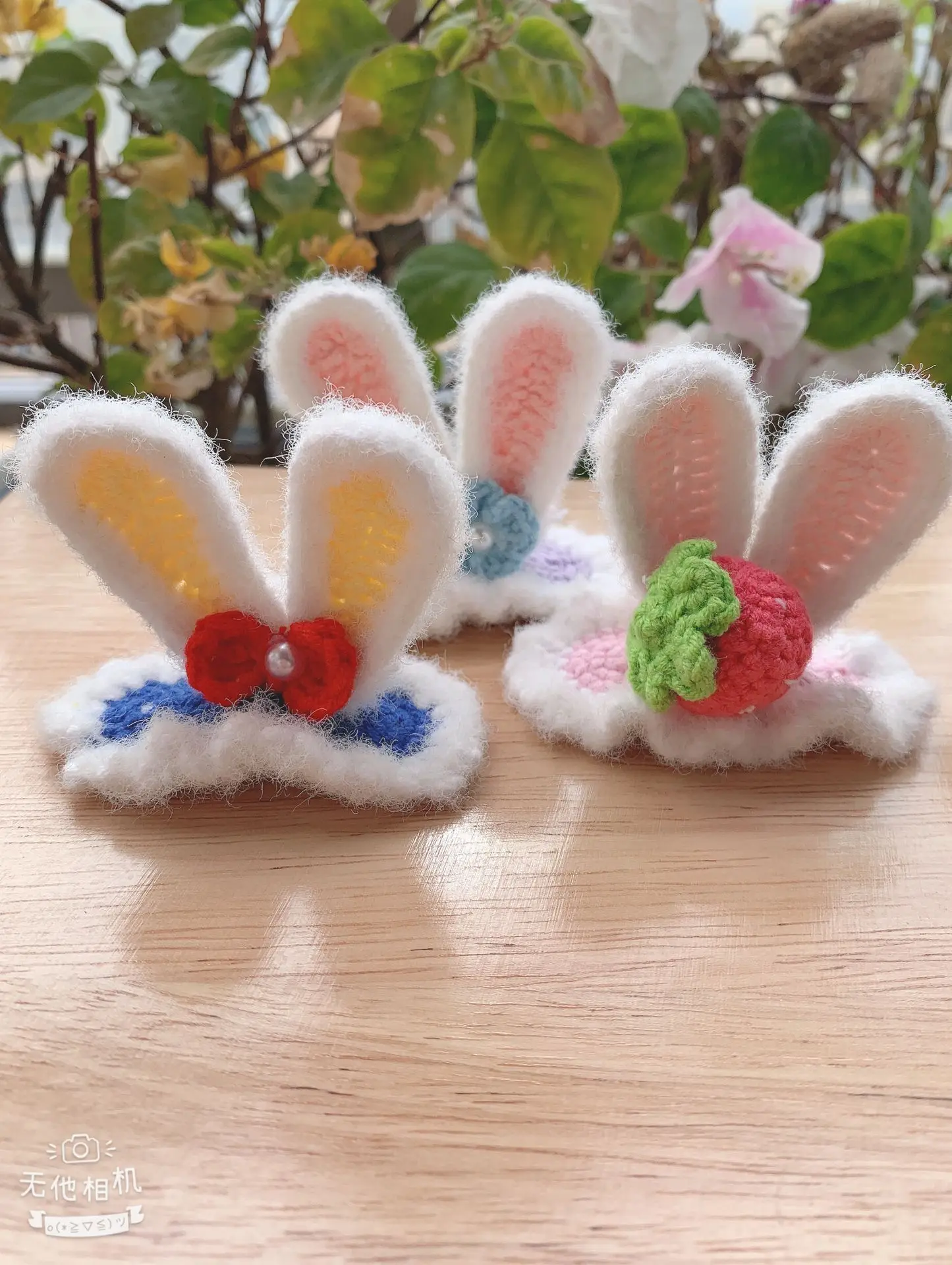 

New fashion stereoscopic rabbit ears hairpin girls children girls accessories wool knitting