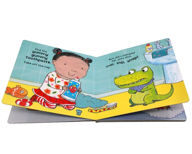 Фото Как почистить зубы Snappy Croc, детские книги в возрасте 3, 4, 5, 6 лет, английские книжки с картинками, 9781782953951 №2