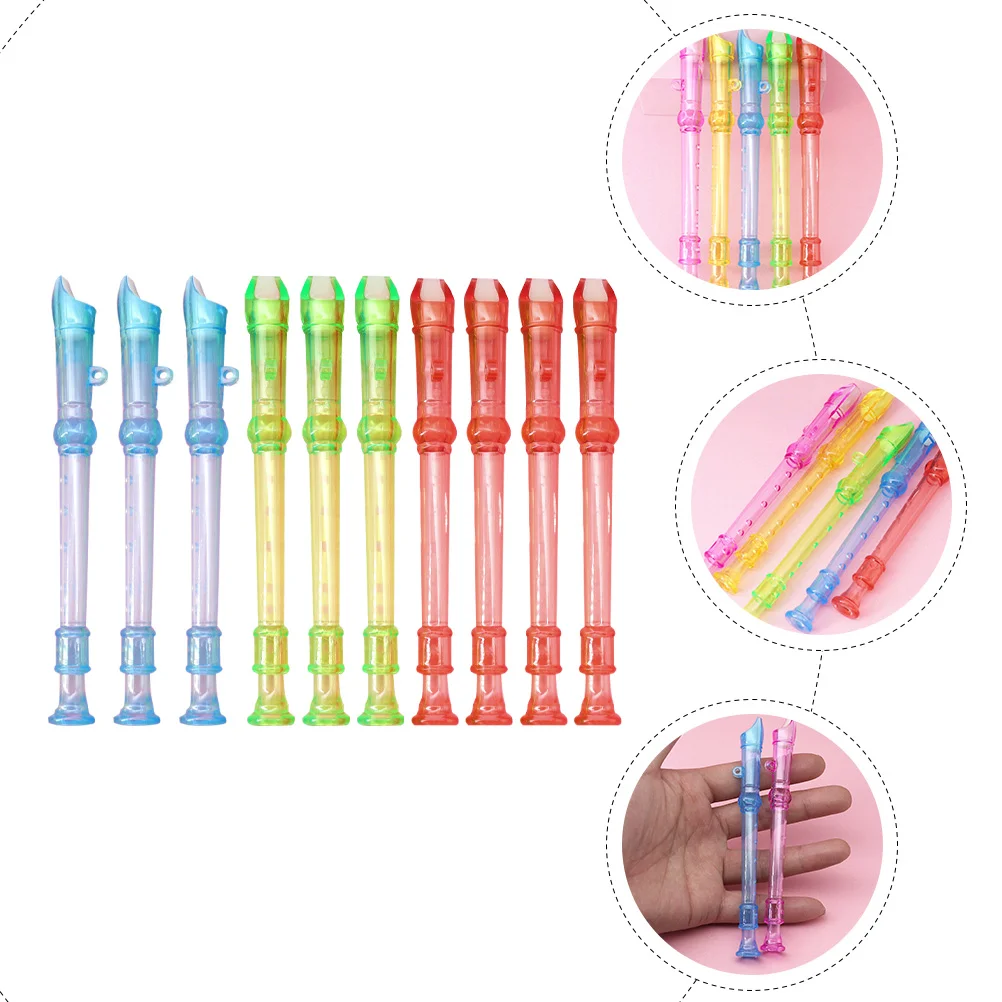 10 шт. мини-маленькая флейта детские музыкальные инструменты игрушки пластиковый