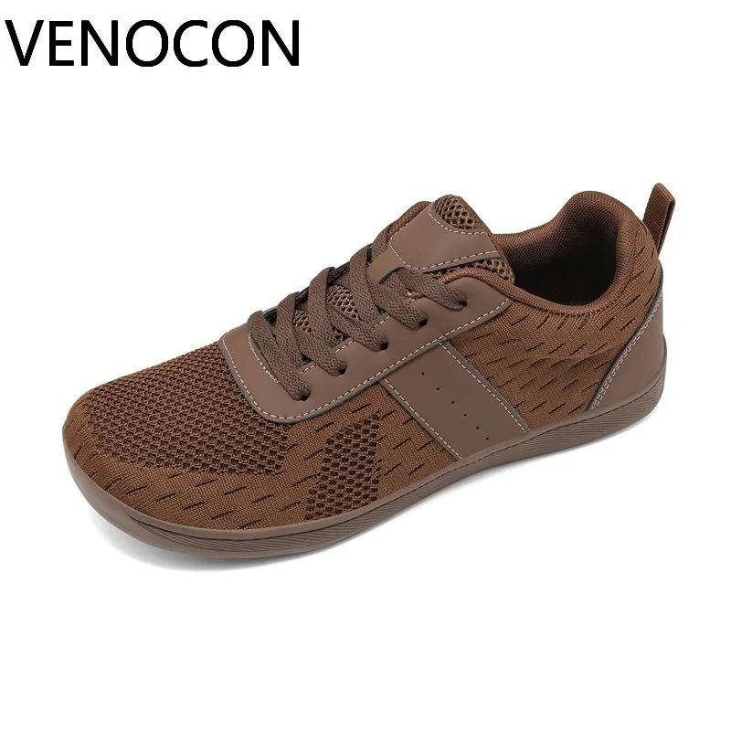 Фото Кроссовки VENOCON Barefoot с широким носком, без подъема, с трикотажным верхом, легкие, минималистичные, для мужчин и женщин №5