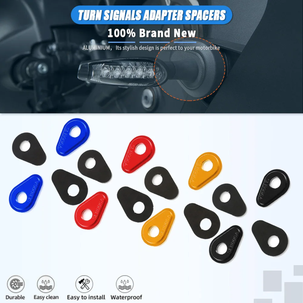 

Мотоциклетные адаптеры для Yamaha MT-03 MT 03 MT03 2014 2015 2016 2017 2018 2019 2020 для передних поворотников, алюминиевые пластины для крепления