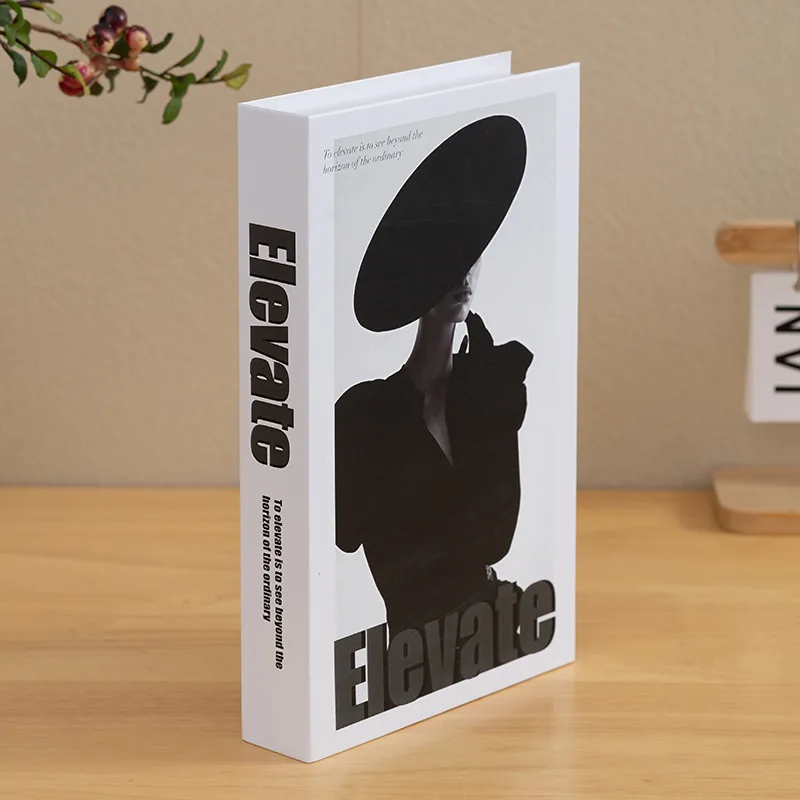 

Открытый ящик для хранения декоративных книг