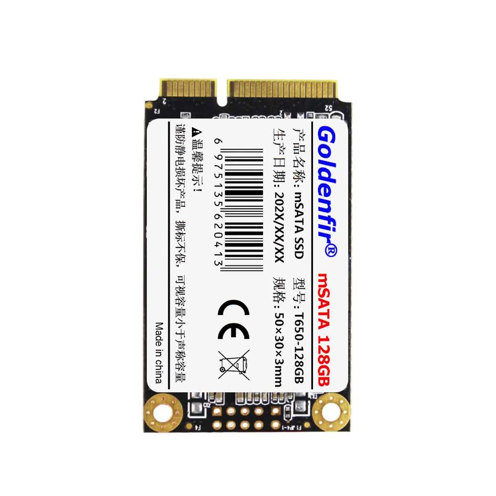 Goldenfir SSD MSATA  32GB 64GB 128GB 256GB 512GB Internal Solid State Drive Mini SATA for Laptop Desktop images - 6