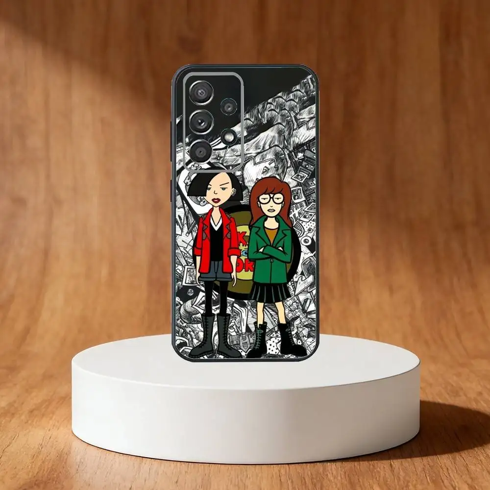 Фото Крутой чехол для телефона Jane Lane Daria Morgendorffer для Samsung S25, S24, S21, S22, S23, S30, Ultra, S20, Plus, Fe, Note, 10, 9, 5G, черный. №1