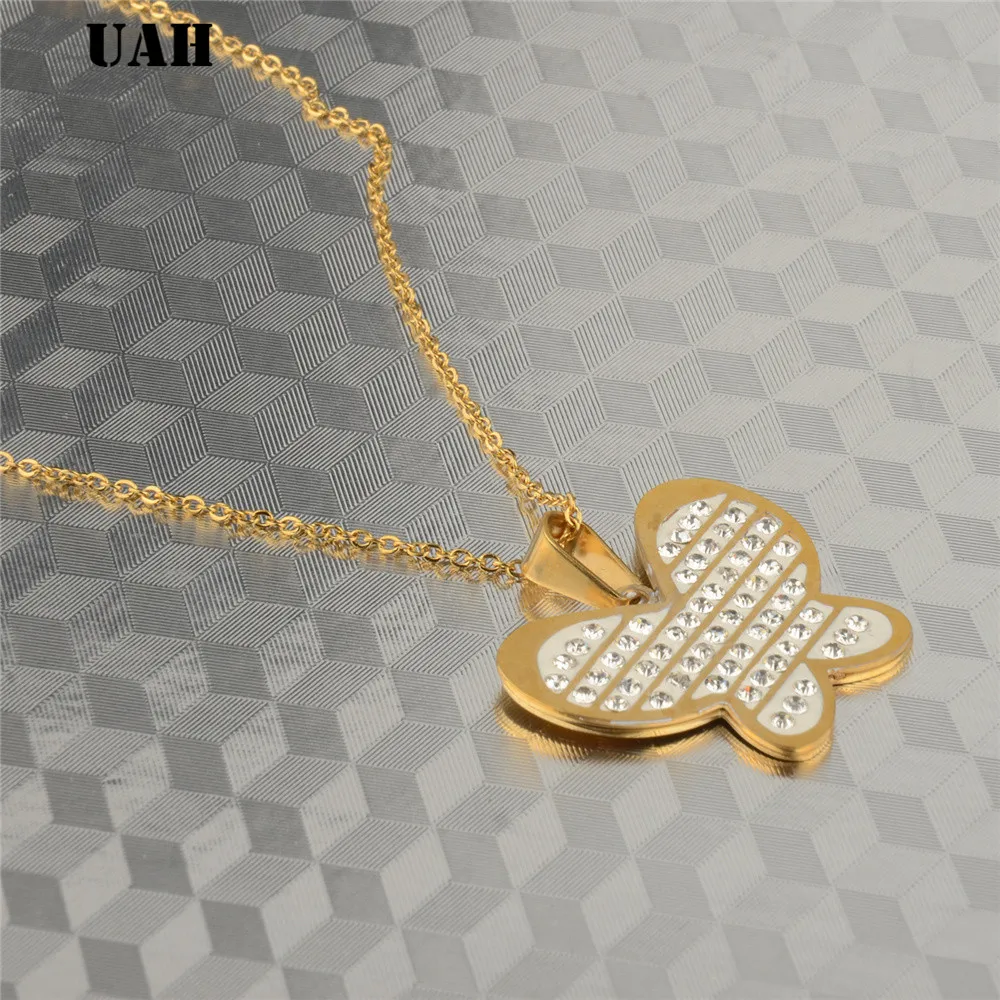 Женский ювелирный комплект из колье и серёг нержавеющей стали