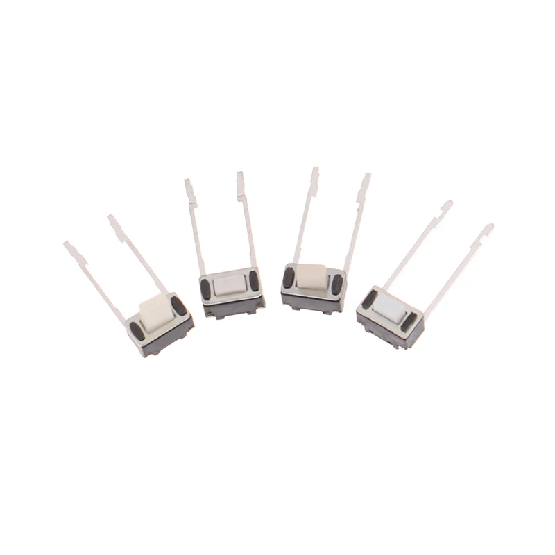 

10pcs 3x6x5mm Micro switch Touch switch Side press Push Button Switch Side two feet Long foot