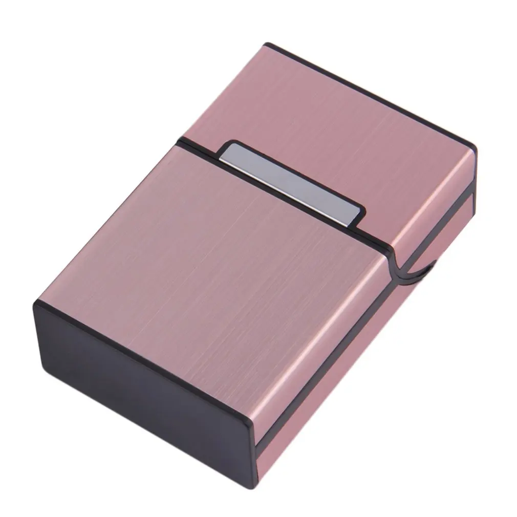

New 2022 Aluminum Slim Cigarette Box Cigar Accessories Case Cigar Tobacco easy to carry Box Storage Container Gift Box