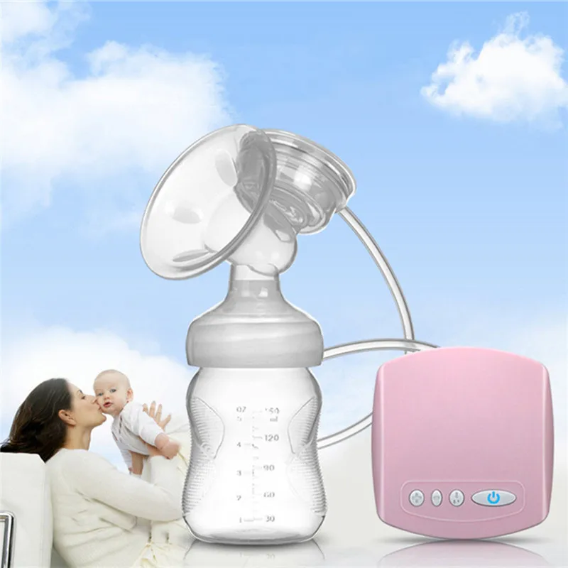 2020 Intelligent Automatic USB Electric Breast Pumps BPA free Nipple Suction Milk Pump Breast Feeding Breast Pump Christmas Gift
