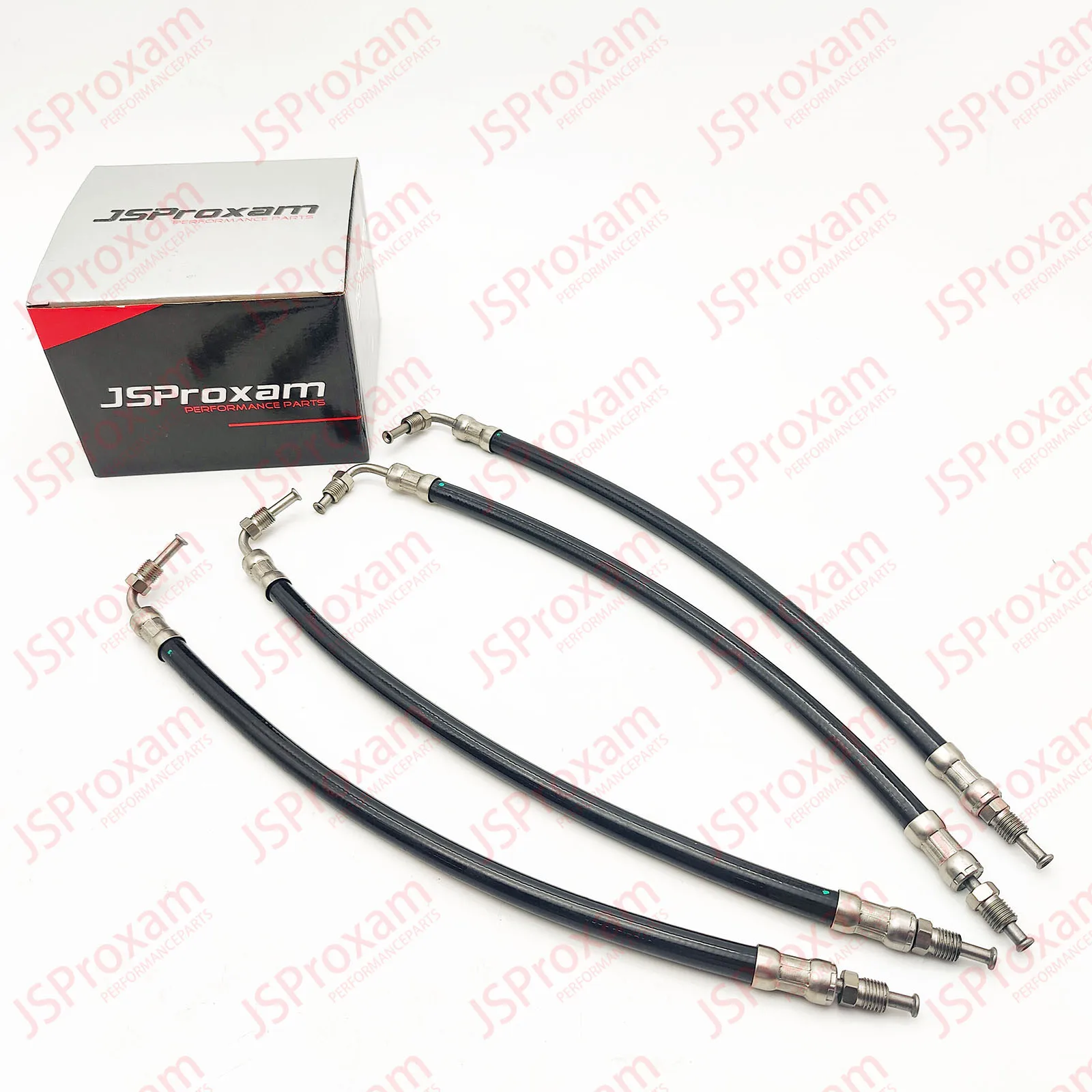 Replacement Fit For Mercruiser Power Trim Hoses Set of 4 Cylinders 32-86036Q 32-86036T 18-2103 32-00706 M9-71500 32-86036