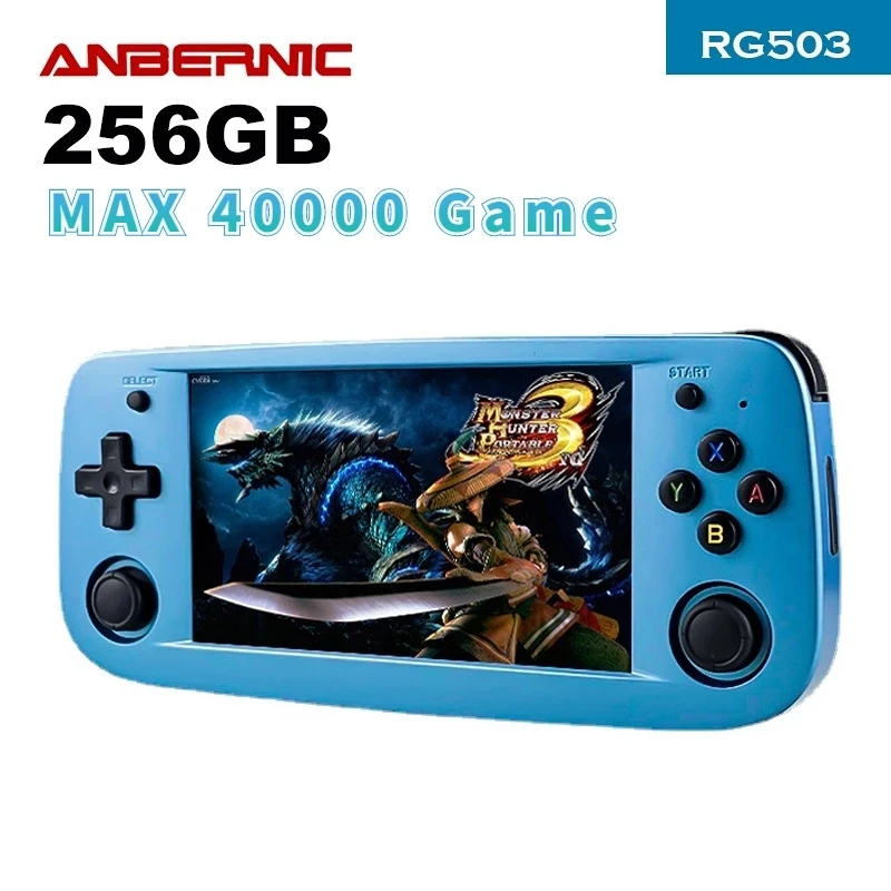

Anbernic RG503 Retro Video Game Consoles 4.95'' OLED LINUX System Support PSP N64 GB GBA GBC DC 4000+ Games Portable Game Player