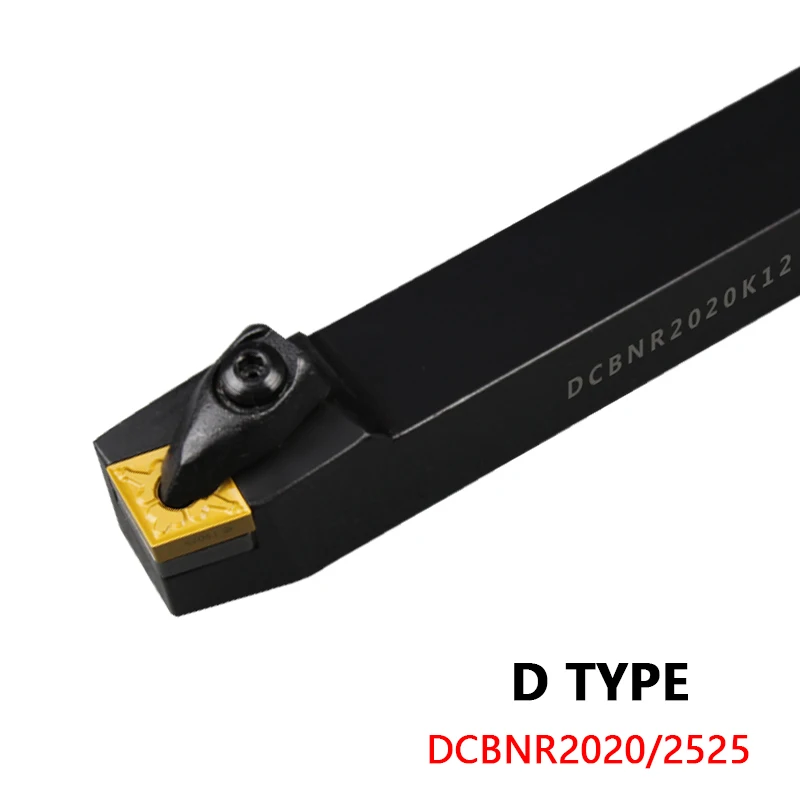 

DCBNR DCBNR2020 DCBNR2525 DCBNR2020K12 DCBNR2525M12 D Type Turning Tool Holder CNC Lathe Cutting Machine For CNMG12 Inserts