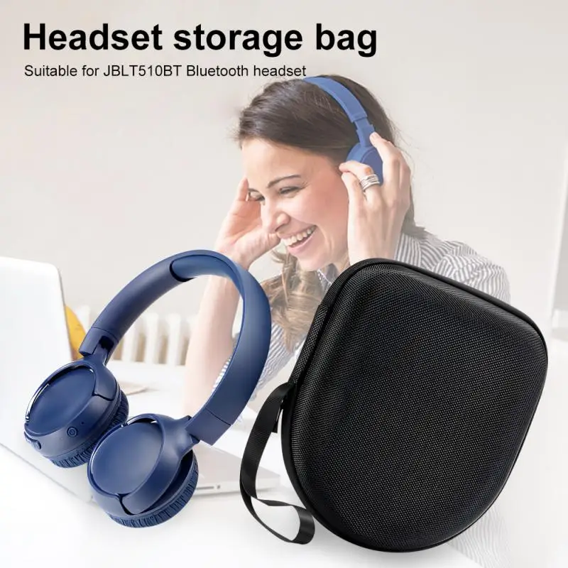 

Carrying Bag Protective Cover Portable For Tnue 510bt Nc Headphones Only Case Hard Eva Travel Protective Case
