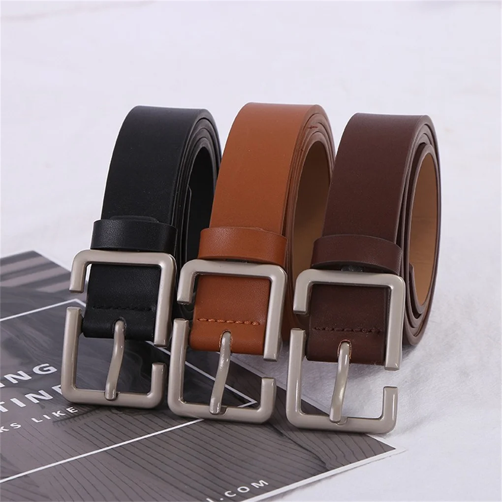 

Ремень женский деловой, регулируемый кожаный, двухслойный, с пряжкой с язычком, в стиле кэжуал, для шорт и джинсов, подарок