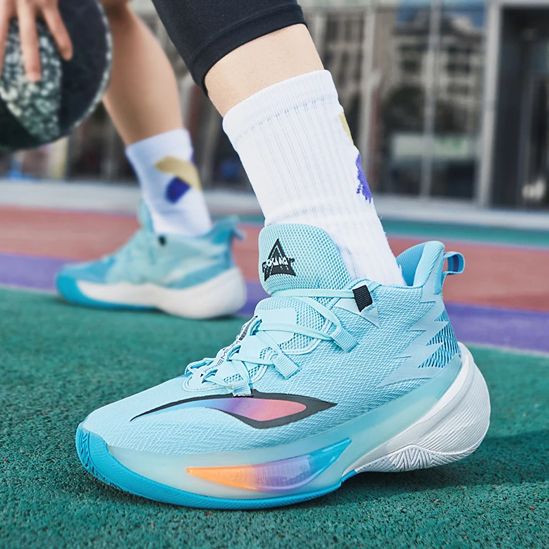 QQ-2310 NEW High Quality Mens Basketball Sneakers Non-Slip Training Sports Shoes Wearable ForMotion Basketball Shoes for Men