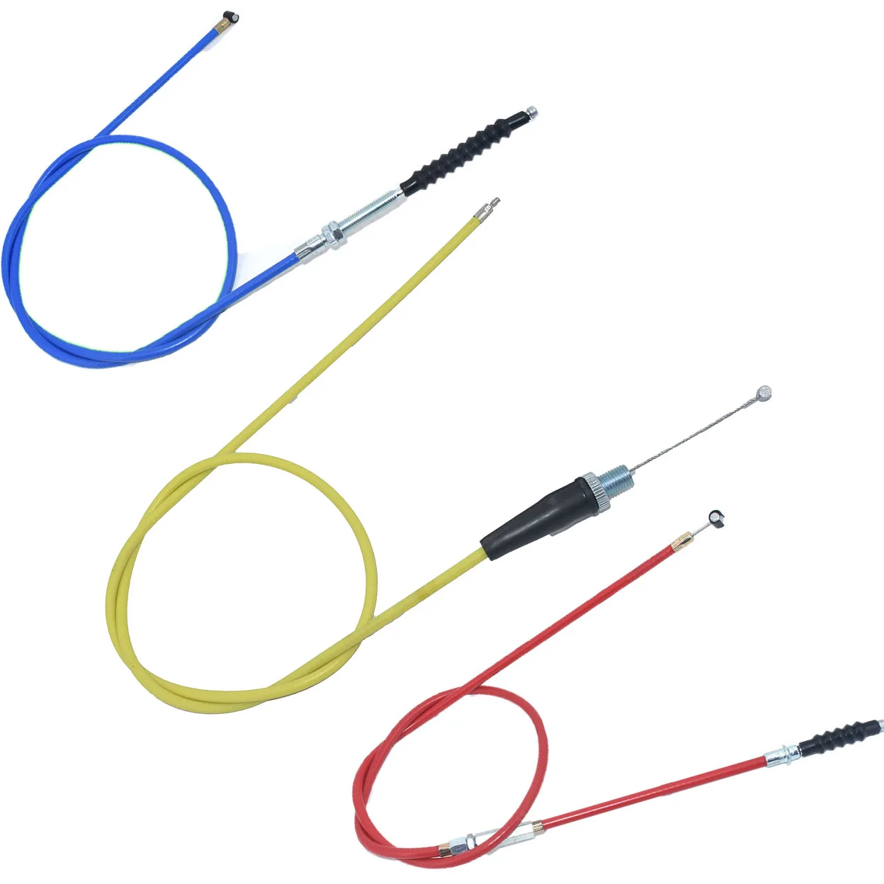 Красный трос сцепления с дроссельной заслонкой для китайских мотоциклов XR50 CRF50 CRF70 KLX 110 125 SSR TTR BBR горизонтальный двигатель