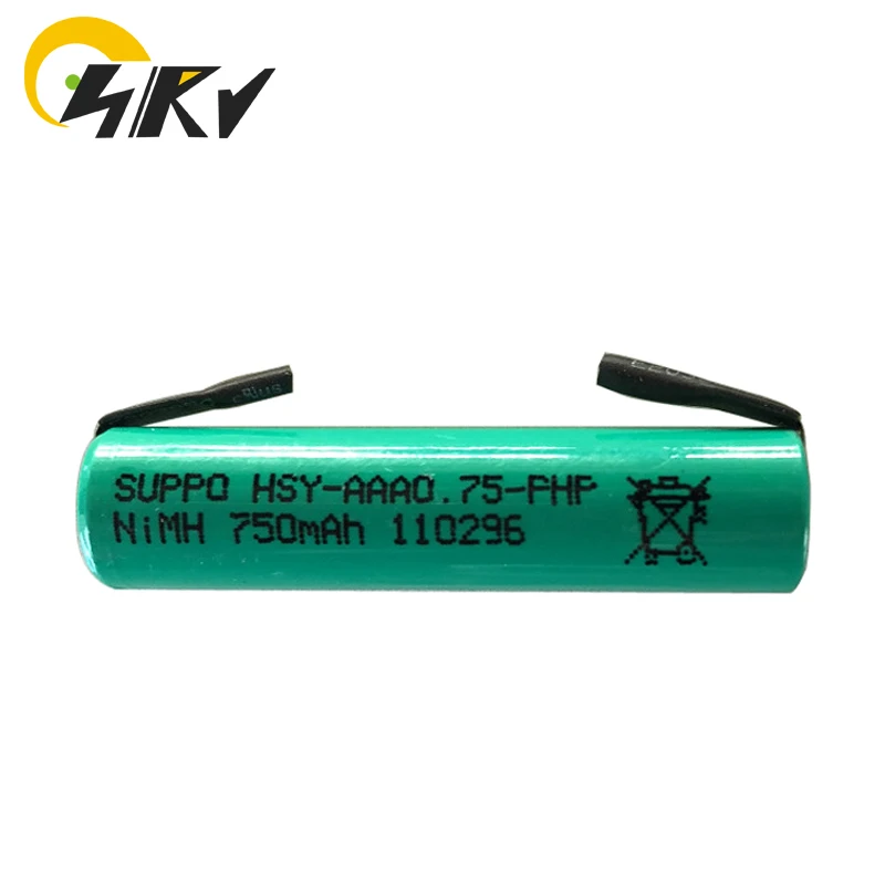 Сменный аккумулятор 1 2 в 750 мАч для Philips HQ851 852 888 PQ212/215 RQ310 320 HS199 электробритва Ni-MH AAA -