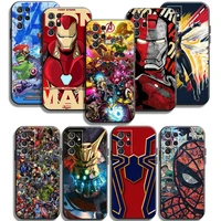 marvel iron man phone cases for samsung galaxy a51 4g a51 5g a71 4g a71 5g a52 4g a52 5g a72 4g a72 5g back cover soft tpu