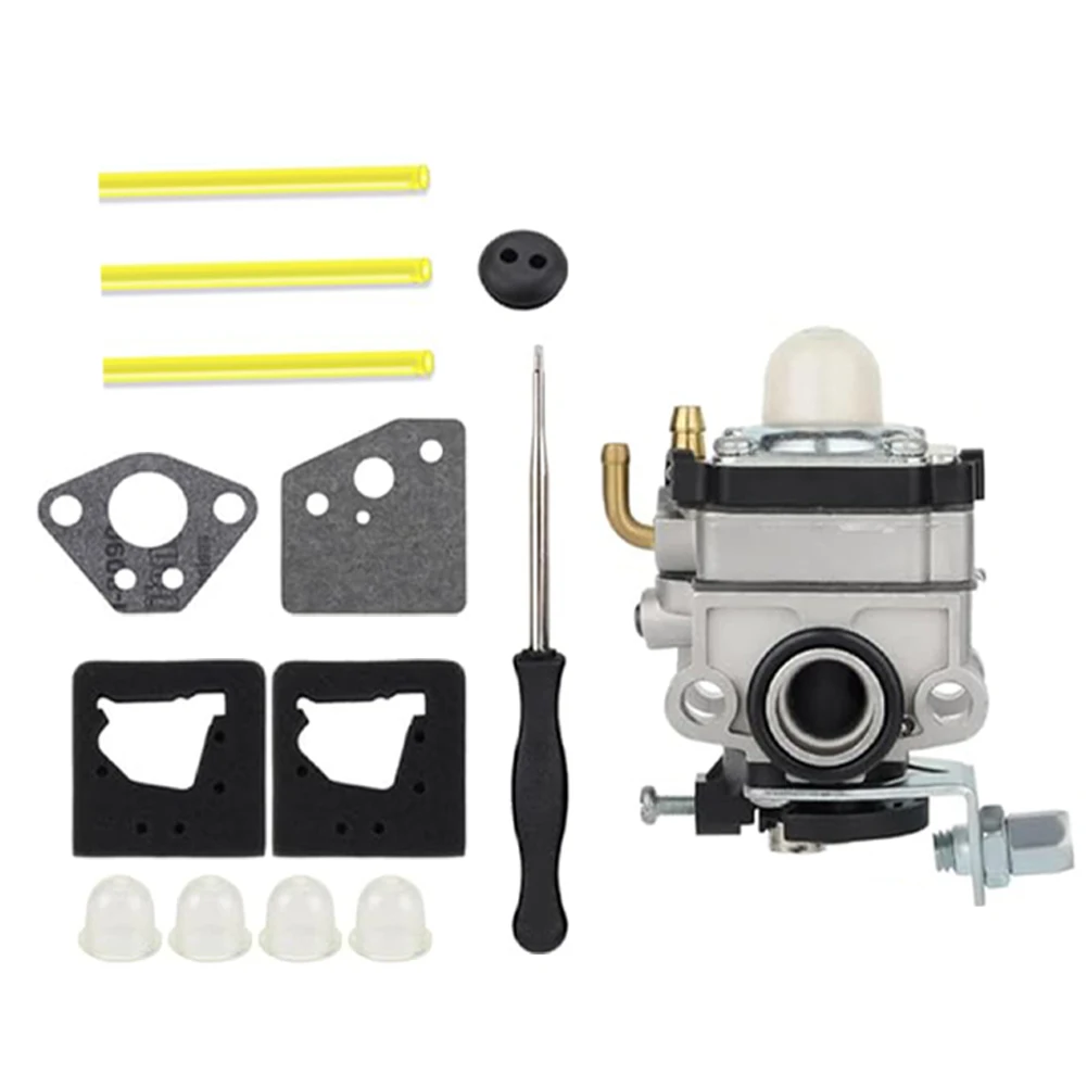 Фото Комплект карбюратора FG100 для двигателей Honda GX22, GX31, HHE31C, HHT31S, UMK431 (для садовых культиваторов и бензокосилок), с прокладками и топливной системой, запасные части №2