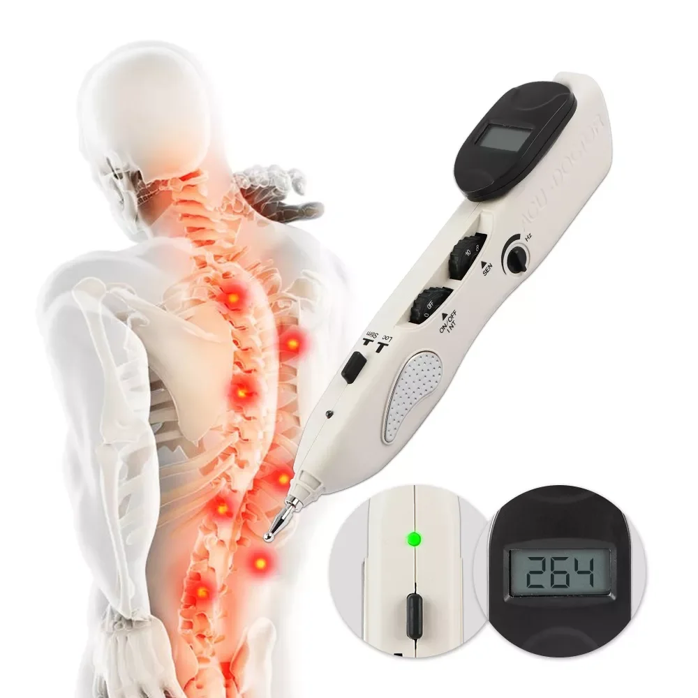 

NEW2023 Handheld Acupoint Massage Pen TENS Point Detector With Digital Display Electro Acupuncture Point Muscle Stimulator Devic