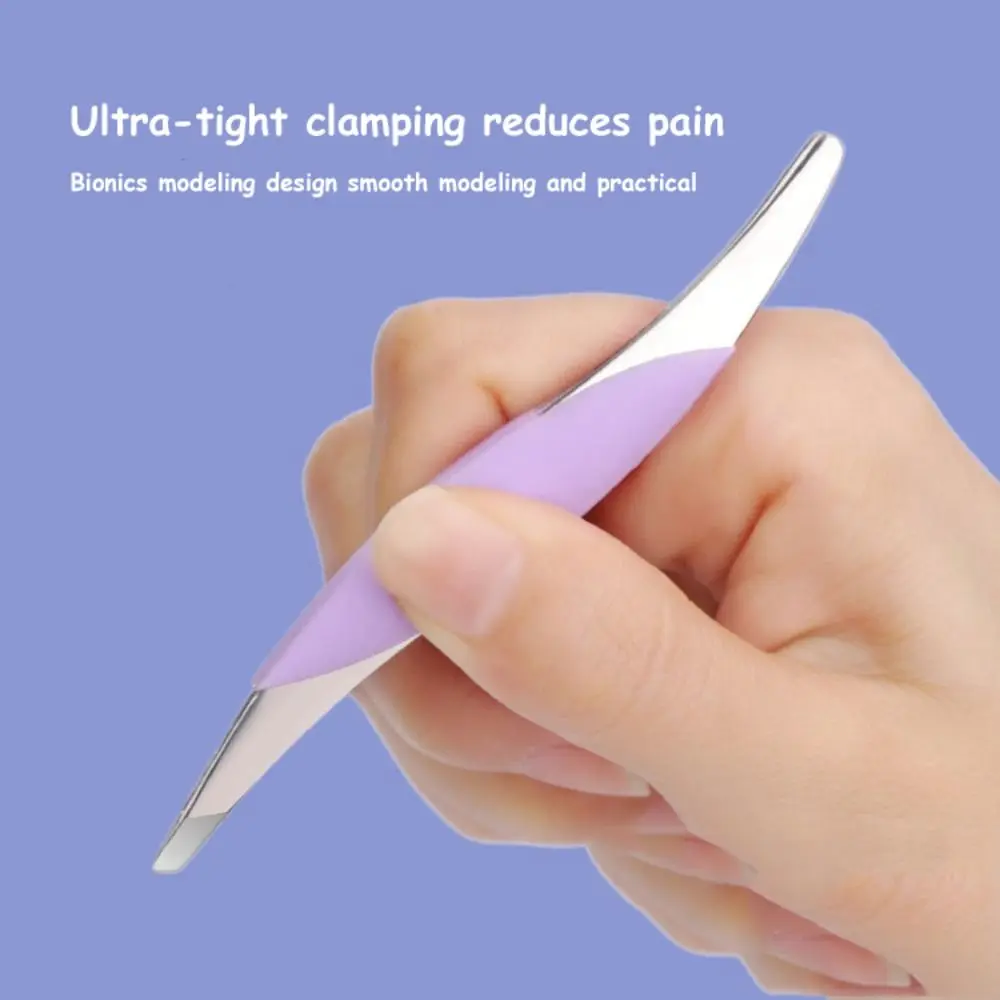 

Hippocampus Shape Face Hair Removal Makeup Tool Eye Brow Trimmer Slanted Eyebrow Tweezers Eyelash Grafting Tweezers