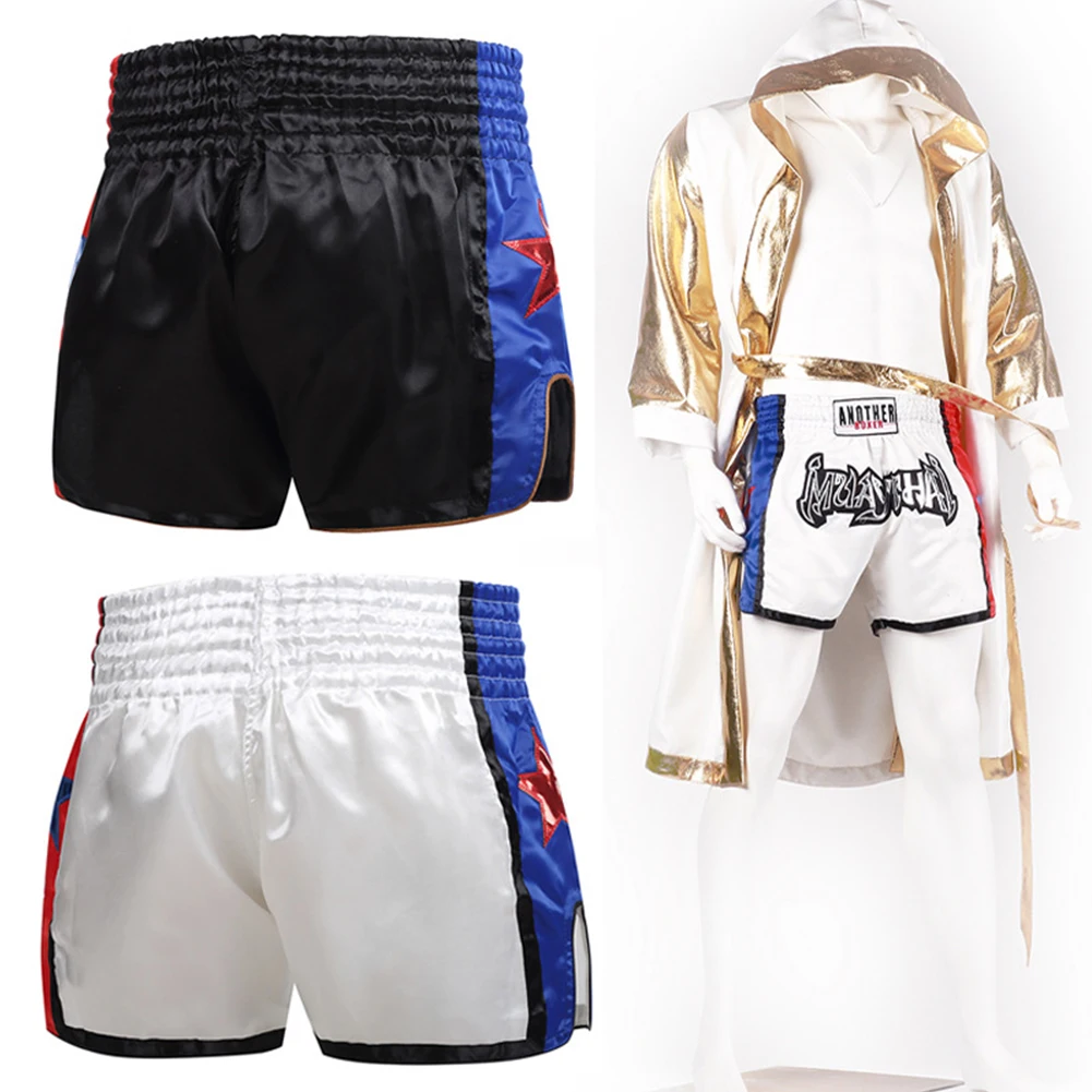 

Muay Thai Shorts Professional Sanda Boxing Suits Adult Competition Training MMA Fighting Short-Pants Girls Boys Boxeo Kickboxing