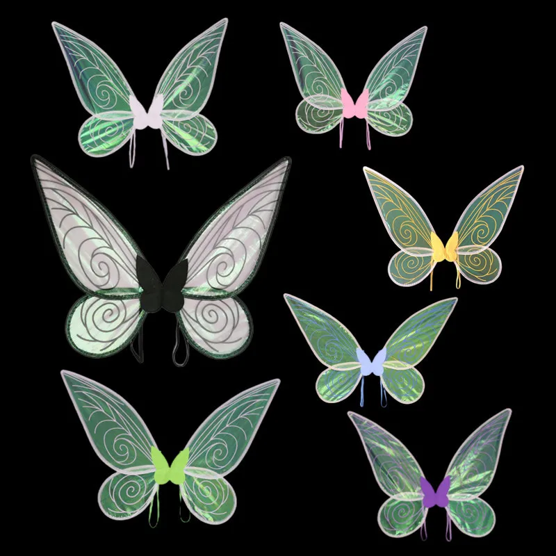 

New Children's Holiday Party Role-playing Props, Small Angel Wings Toys, Multi-color Colorful Butterfly Sprite Wings