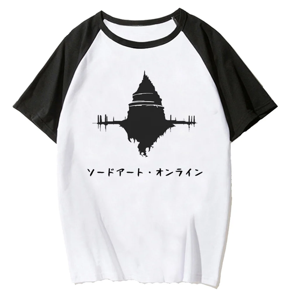 

Sword Art Online tshirt women Y2K designer t shirt female comic harajuku clothing