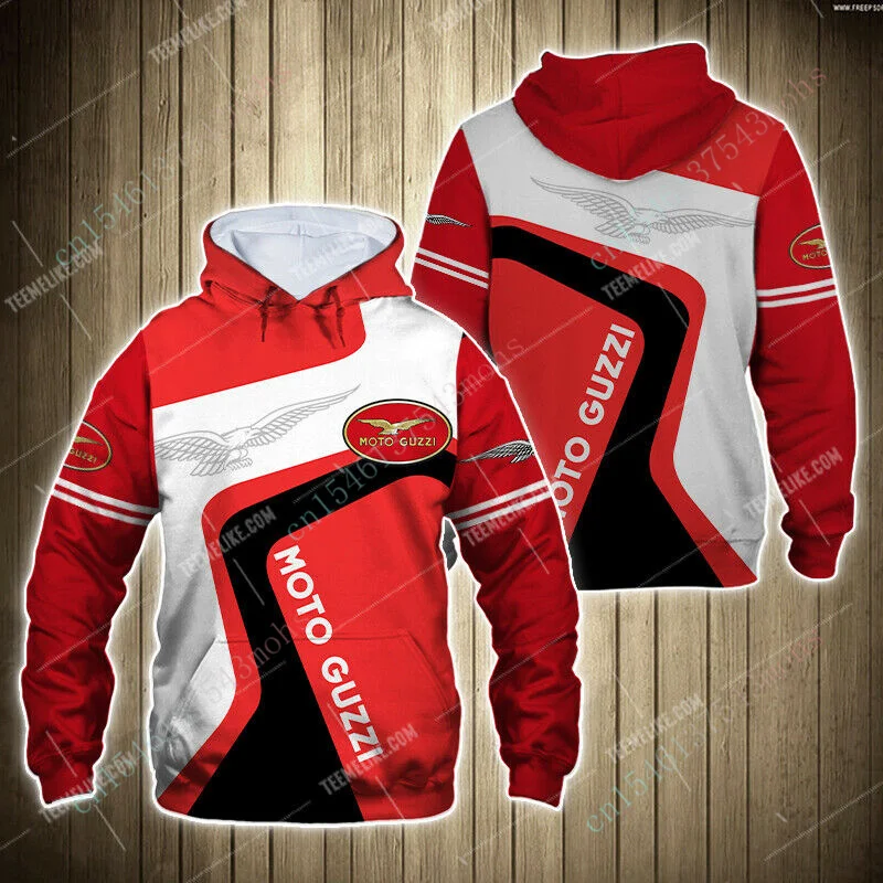 

2022 New MOTO GUZZI Men's Hoodie Harajuku Hooded Sweatshirt High Quality Sweatshirts 3D Anime Streetwear Casual Men's Clothings