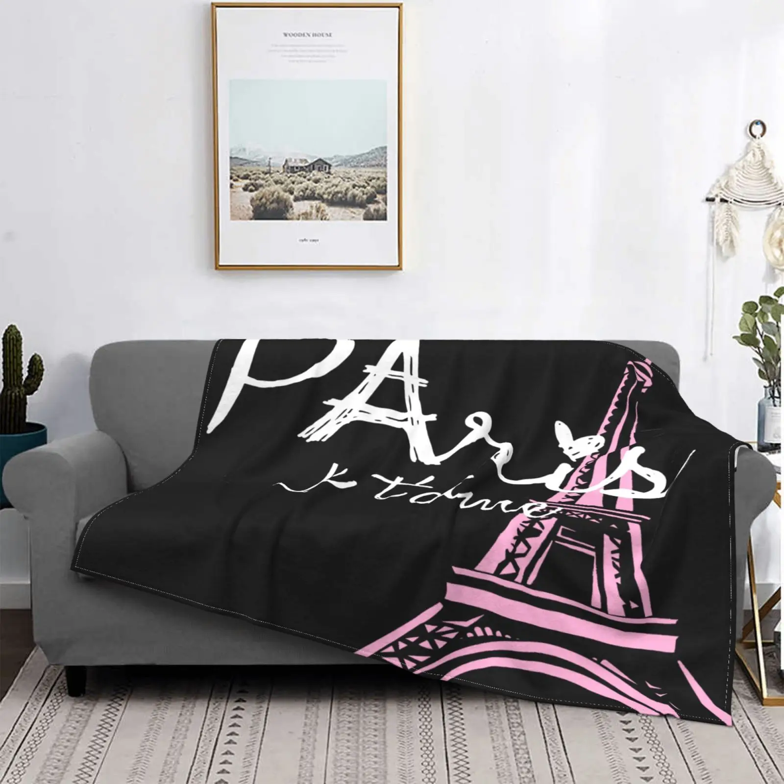 

I Love Paris Eiffel Tower France Blanket On The Bed Kpop Sofa Blankets Blankets On The Bed Bedspreads Blanket Children'S Plaid