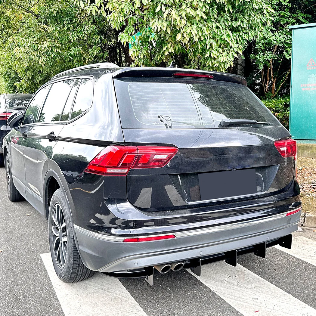 Диффузор-сплиттер заднего бампера, защита заднего бампера для Volkswagen Tiguan MK2 2021-2023, стандартная версия (art.: 3920d8dc4e5a4) - 3920d8dc4e5a4