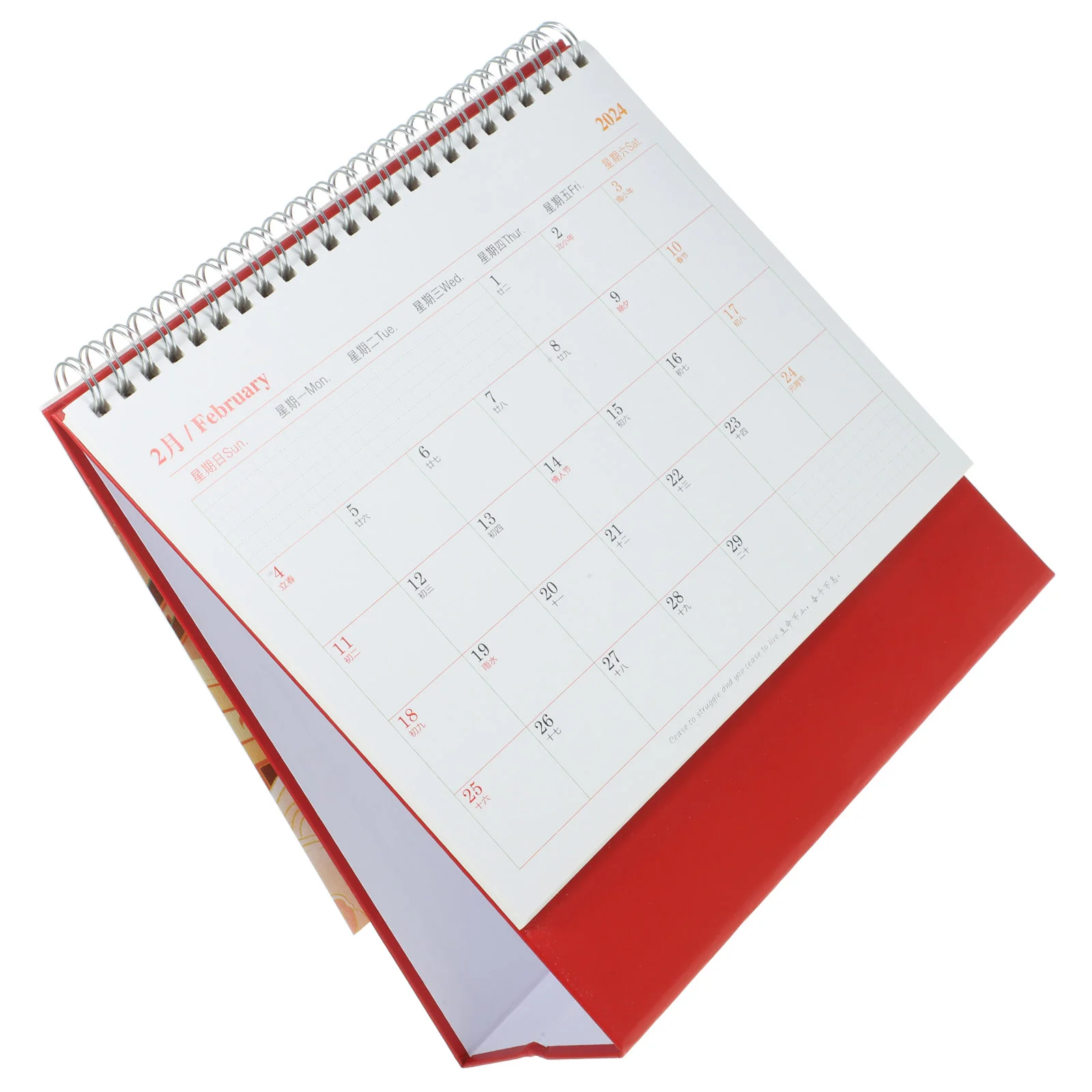 

Calendar Calendars Tabletop Office Accessories Book Small Paper Daily Use Monthly Flip Desk