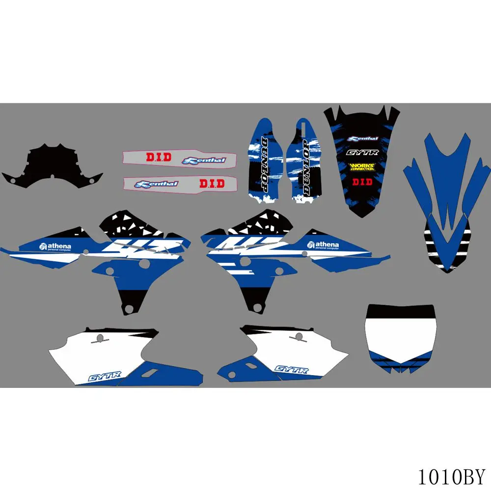 

Full Graphics Decals Stickers Motorcycle Background For YAMAHA YZ250F YZ450F YZ 250F YZ 450F YZF 250 450 2014 2015 2016 2017