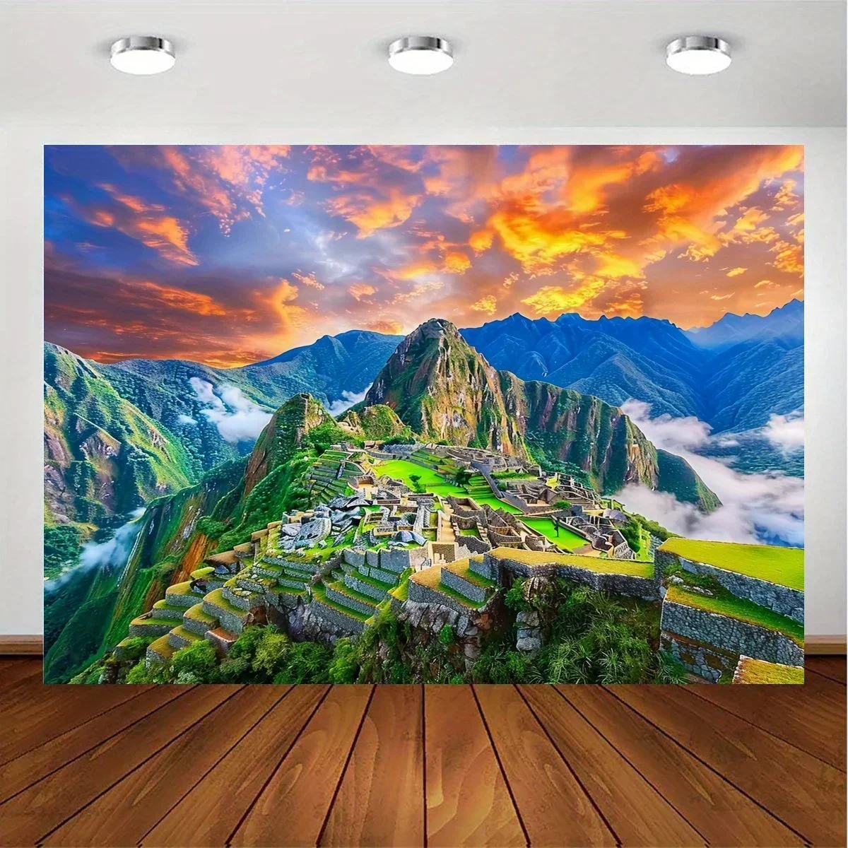 Перуанский Гобелен Cusco С Восходом Солнца Настенный Подвесной Историческим