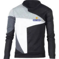 2022ricard spring business casual mens 3d clothing crew neck pullovers mens fashion sportswear mens must have pullovers