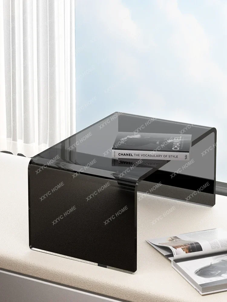 эркер небольшой столик акриловый простой прозрачный кофейный кровать для