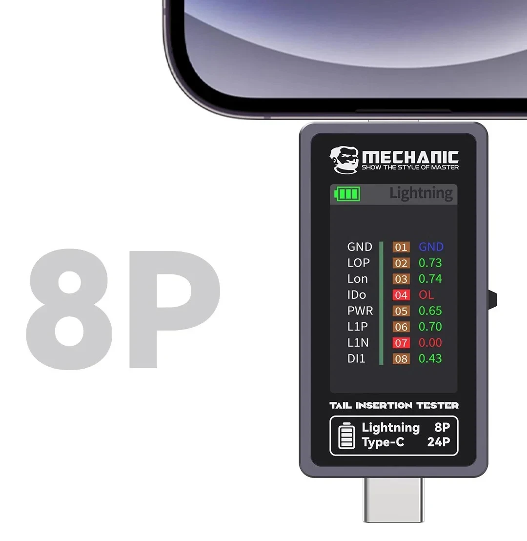 Съемный автоматический детектор задней вилки высокоточный цифровой дисплей