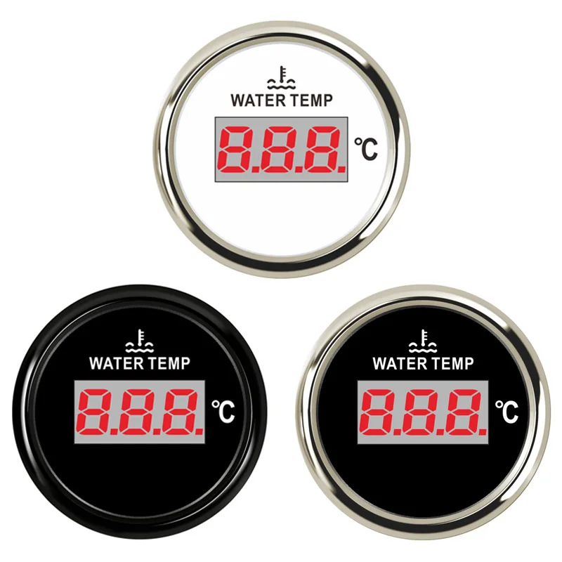 Авто 52мм 40-120 ℃ Покажите цифровые датчики температуры воды 287 4-22 4 Ом измерители