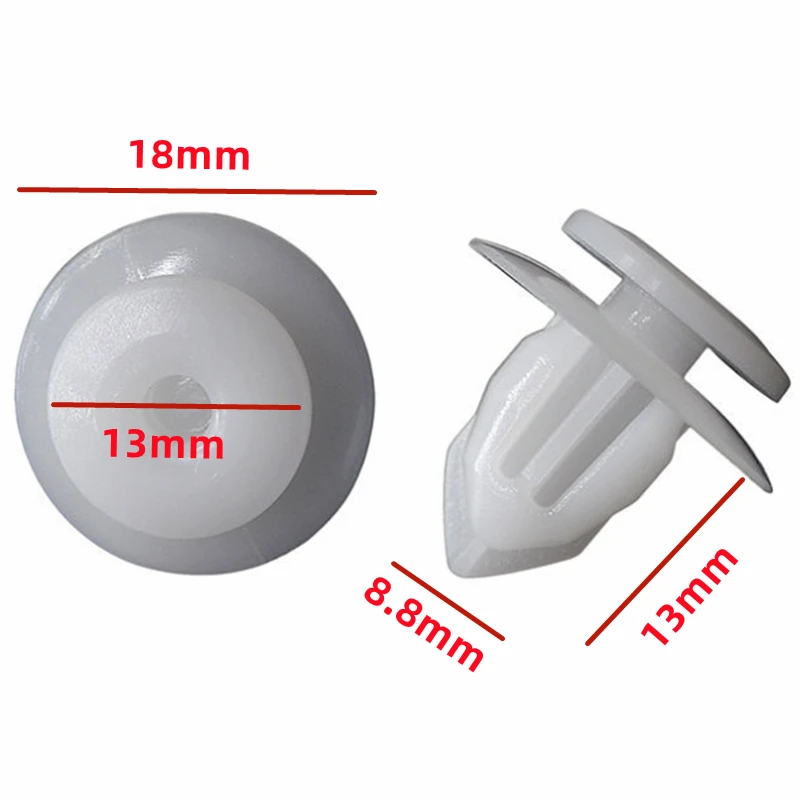 

20 шт. для 8,8 мм отверстия, внутренняя дверная панель, фиксаторы, зажимы для автомобильной дверной панели, зажим для Toyota 90467-10162 9046710162 D11